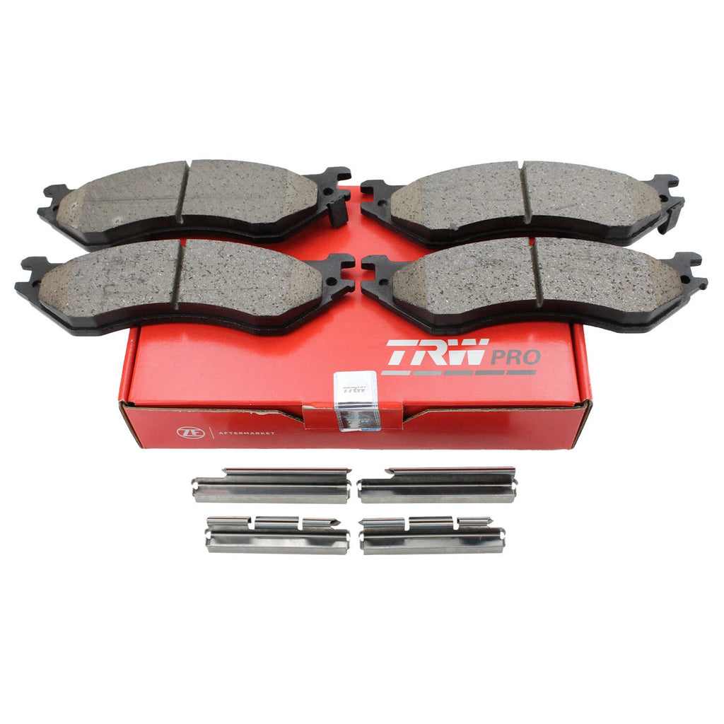 Set of 4 TRW Pro Front Ceramic Brake Pads for Ford Expedition F-150 F-250