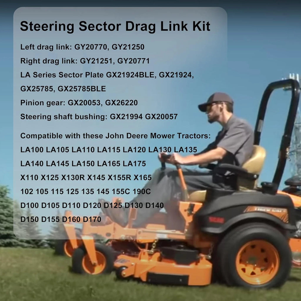 Steering Sector Drag Link Kit for John Deere LA100-LA130