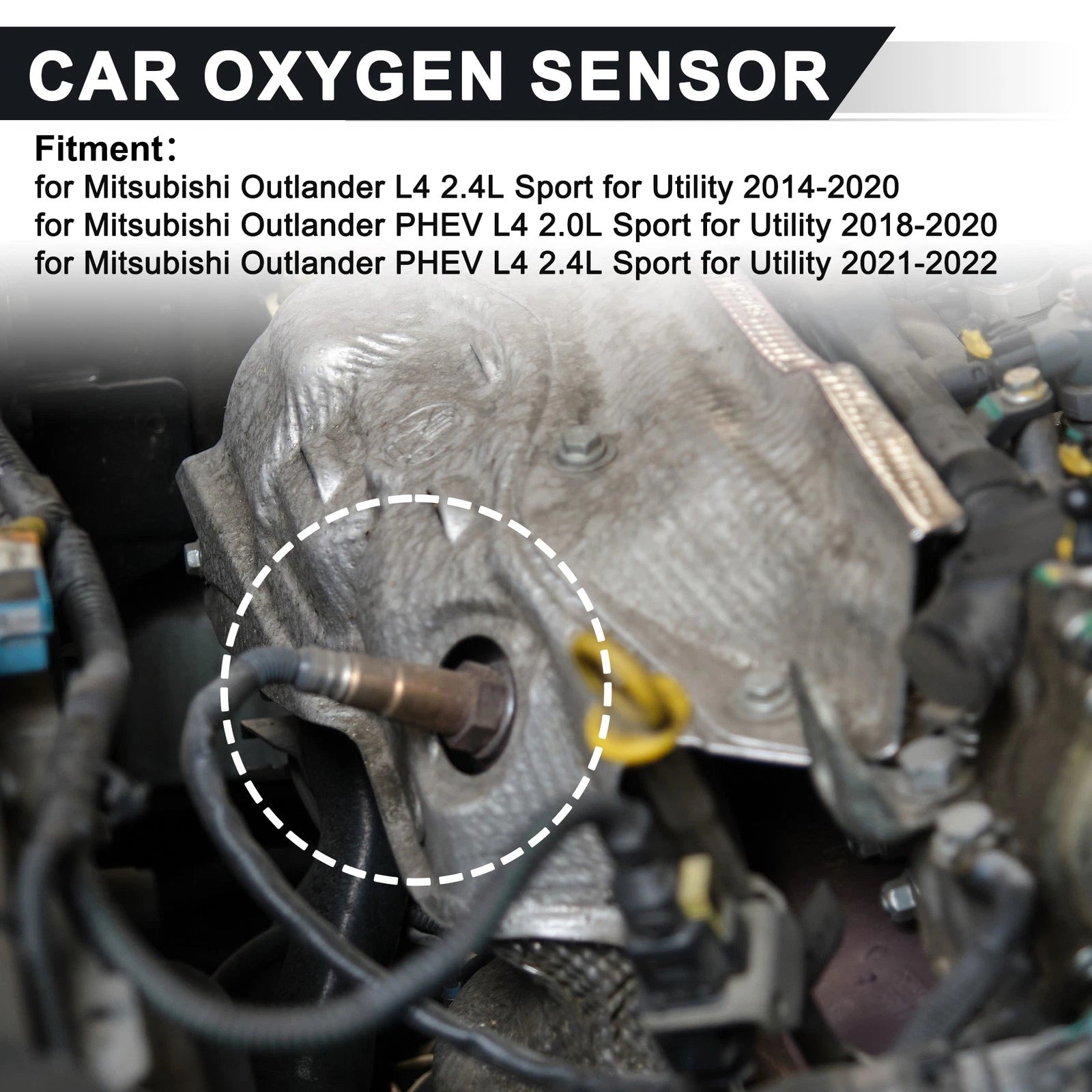 Upstream Oxygen Sensor for Mitsubishi Outlander L4 2.4L (2003–2006) No. 1588A307