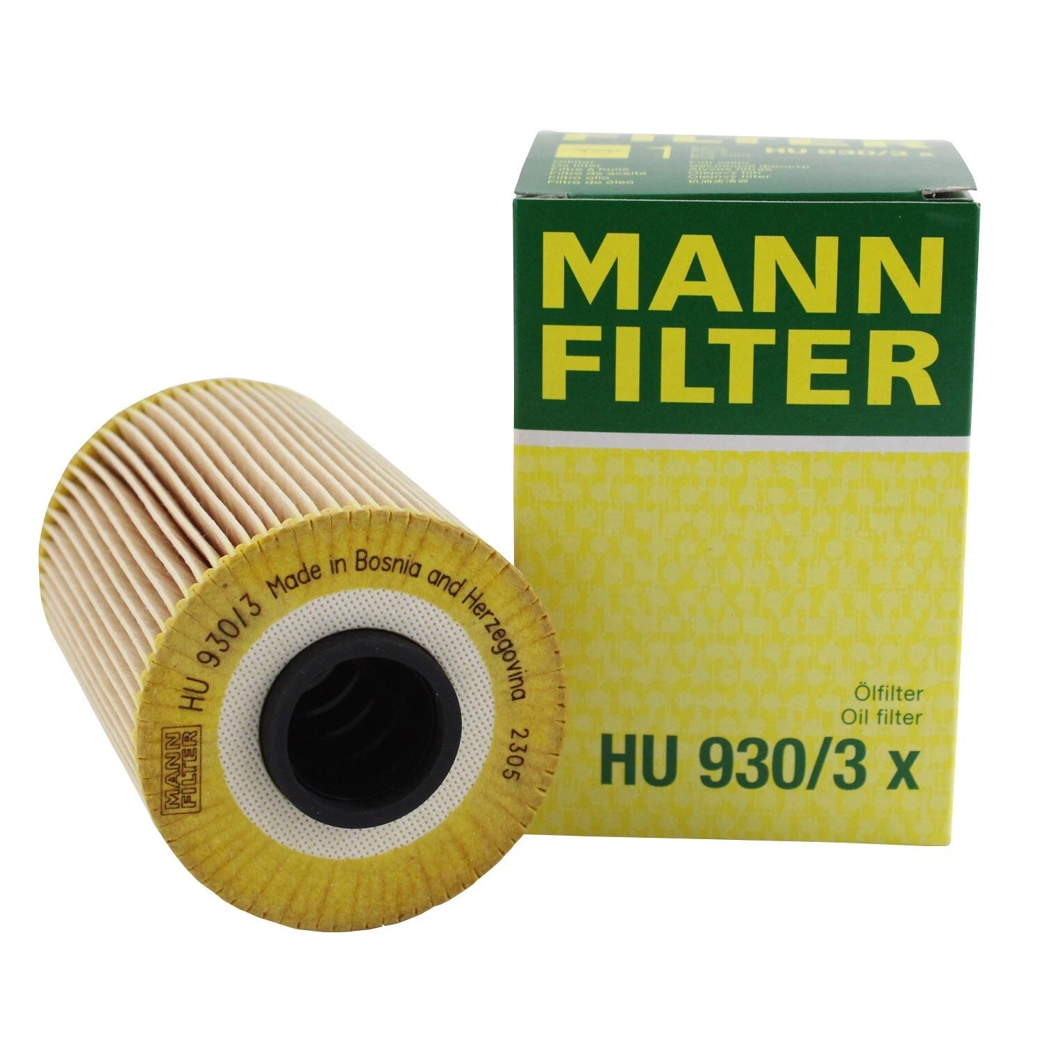 Oil Filter Kit for BMW E12 E23 E24 E28 E32 528i 530i 535i 635Csi 735iL (Mann)