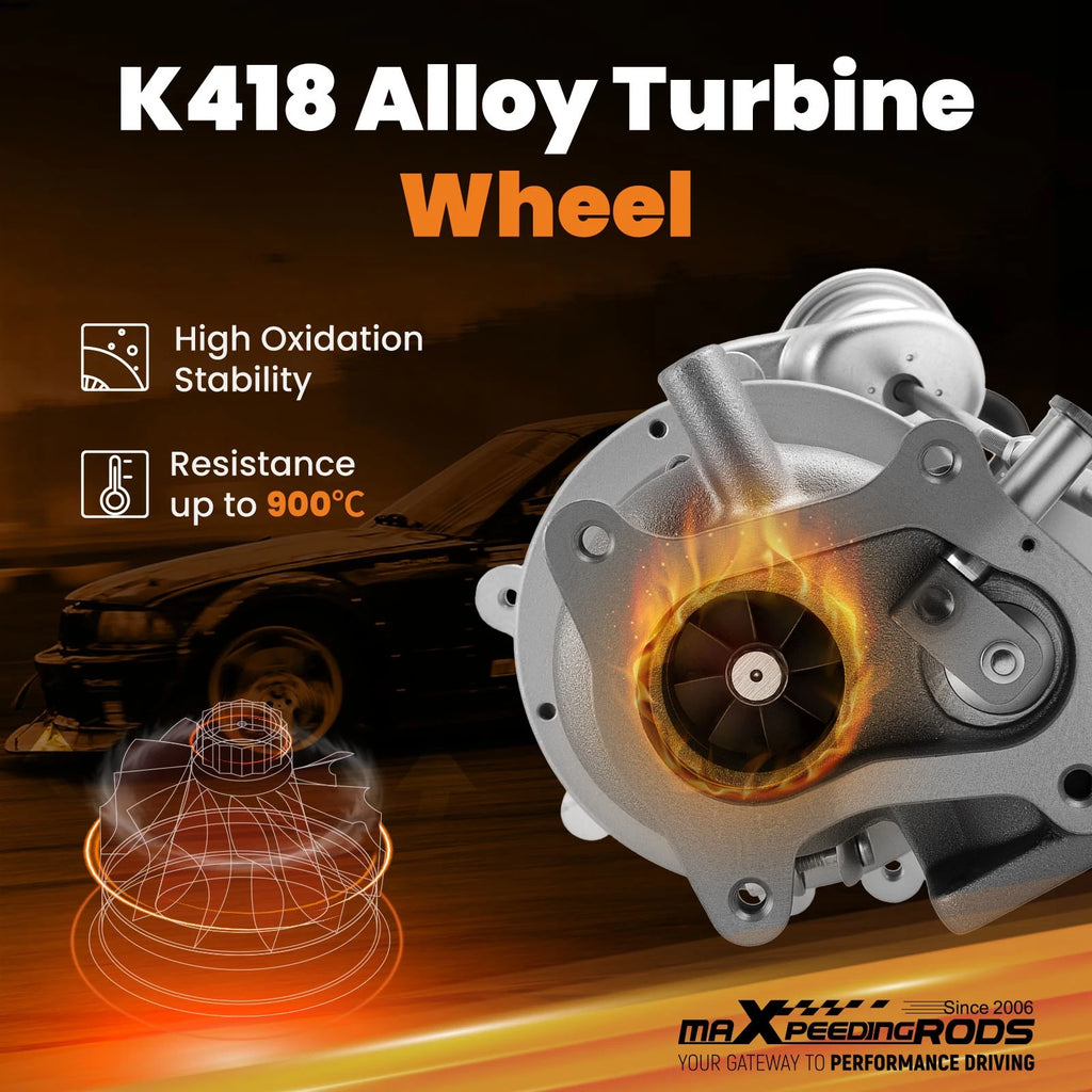 Turbocharger for Mazda B2500 (1996–1996) 109HP Floating Bearing J97A