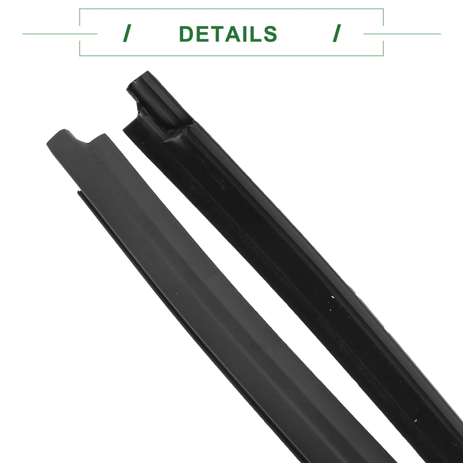 2X Front Left & Right Weatherstrip Window Seal for Toyota Hilux Vigo (2005–2014)