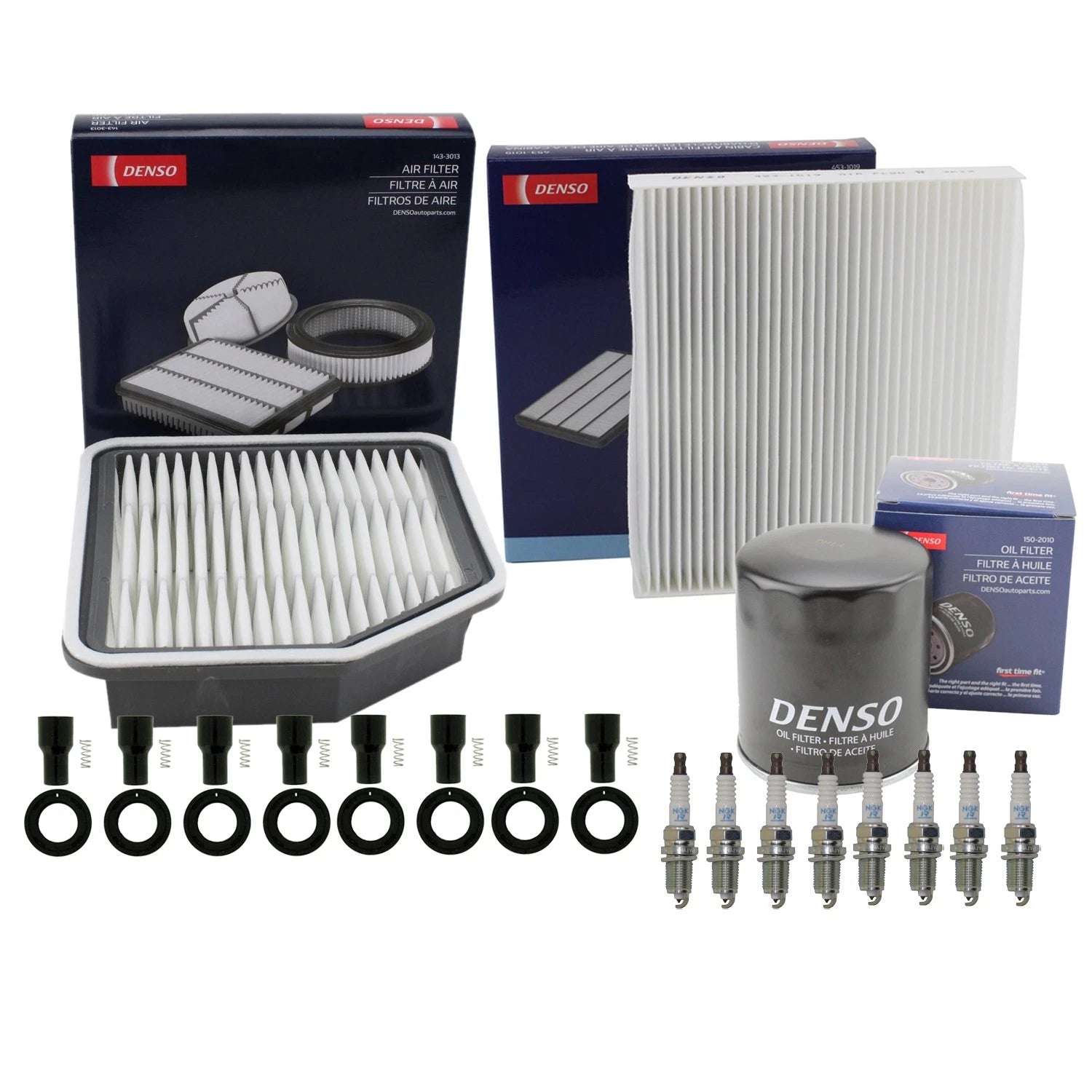 Tune Up Kit with NGK 8 Spark Plugs & Boots for Lexus GS430 (2001–2007)