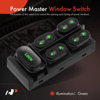 Front Left Power Window Switch for Ford F-350, Explorer (1991-1997)