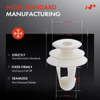 50Pcs 10mm Door Trim Panel Retainer Clip Triple Head for Toyota (–)
