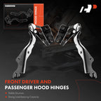 Hood Hinge Set for Scion iA & Toyota Yaris (2016–2020)