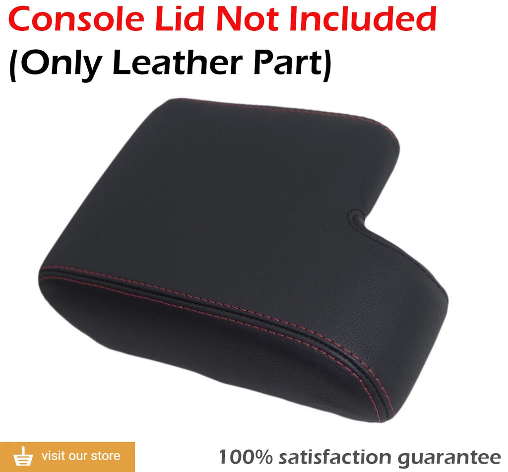 Center Console Armrest Cover for BMW E36 (1992–1999) Red Stitch