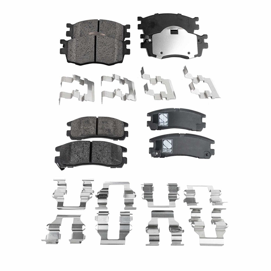 Set of 4 Ceramic Brake Pads for Chrysler Sebring Coupe (2001–2005)