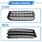 Fog Light Grill for Audi A1 (2010–2018) No. 8XA807681B Honeycomb Black