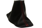 Automatic Shift Boot for Ford F150 (2015–2020) Red Stitch PVC Leather