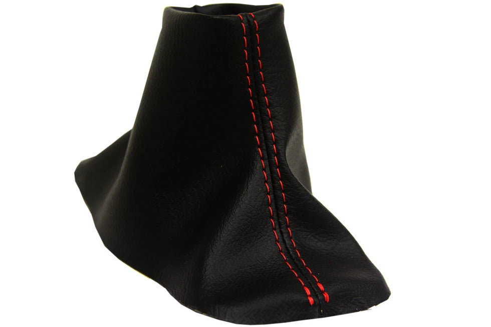 Automatic Shift Boot for Ford F150 (2015–2020) Red Stitch PVC Leather