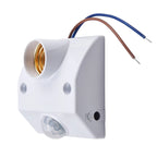 PIR Motion Sensor Light Socket for E27 Bulb (AC110-240V)