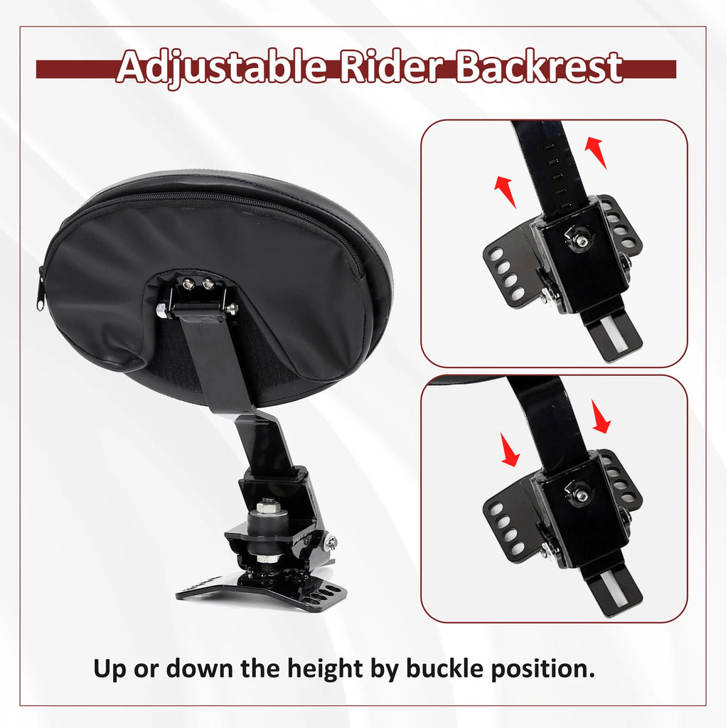 Adjustable Backrest for Harley Road Electra Glide (1997–2023)