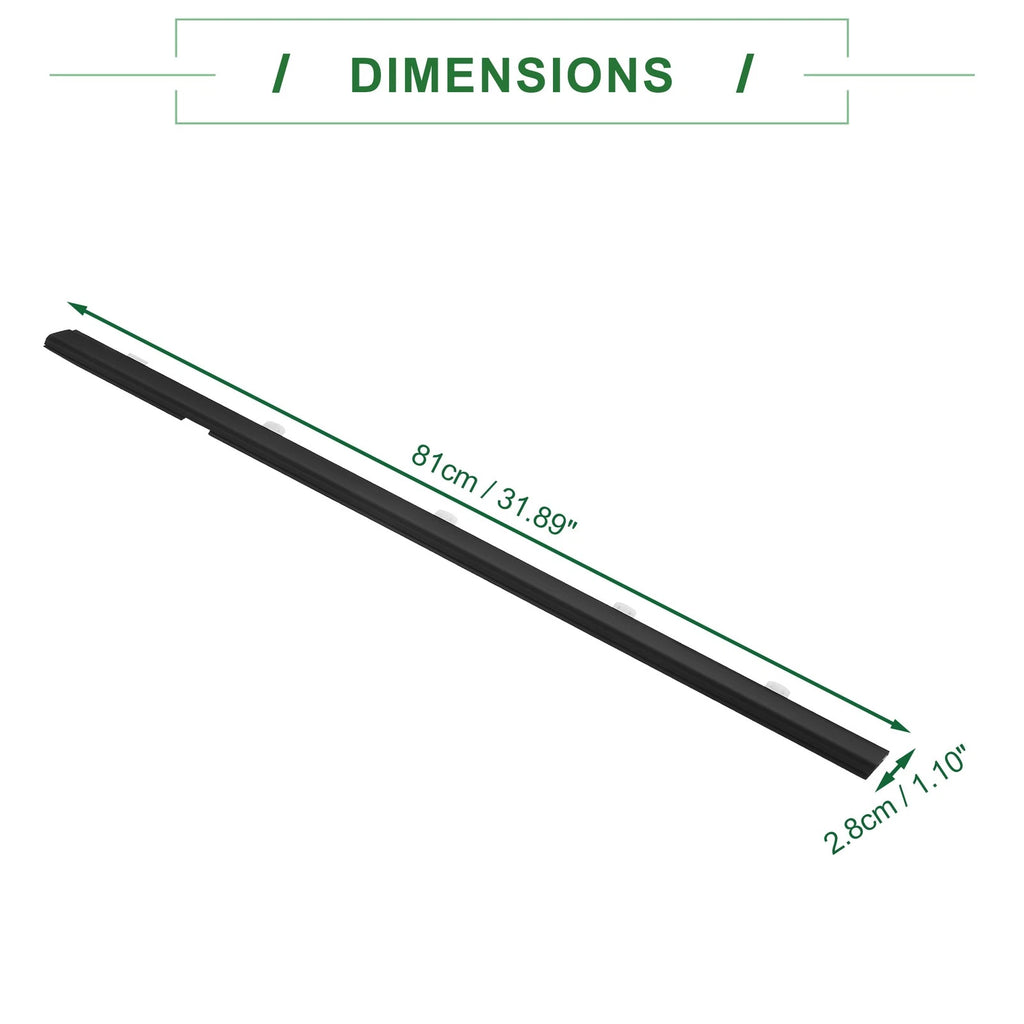 Rear Left Weatherstrip Window Seal No. 72950TR0A01 for Honda Civic (2012–2015)