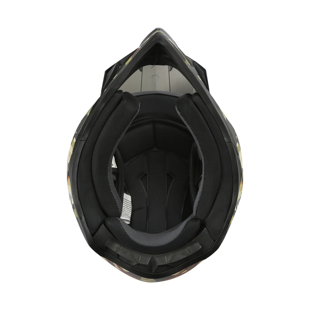 Adult Motocross Helmet for ATV Dirt Bike Off-Road Racing (DOT, M-XXL)