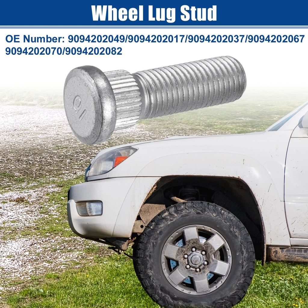 2X M12x1.5 Wheel Lug Stud for Lexus ES350 (No. 9094202049)