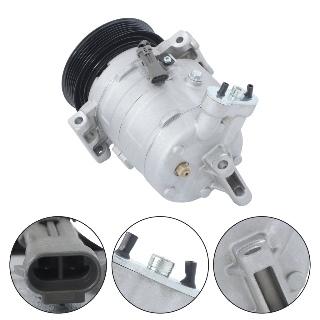 A/C Compressor with Clutch for Chevy Equinox (2010-2011) GMC Terrain (2010-2015) 2.4L
