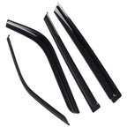 Black Window Rain Deflector for Ford F250 F350 F450 Super Duty (1999–2016)