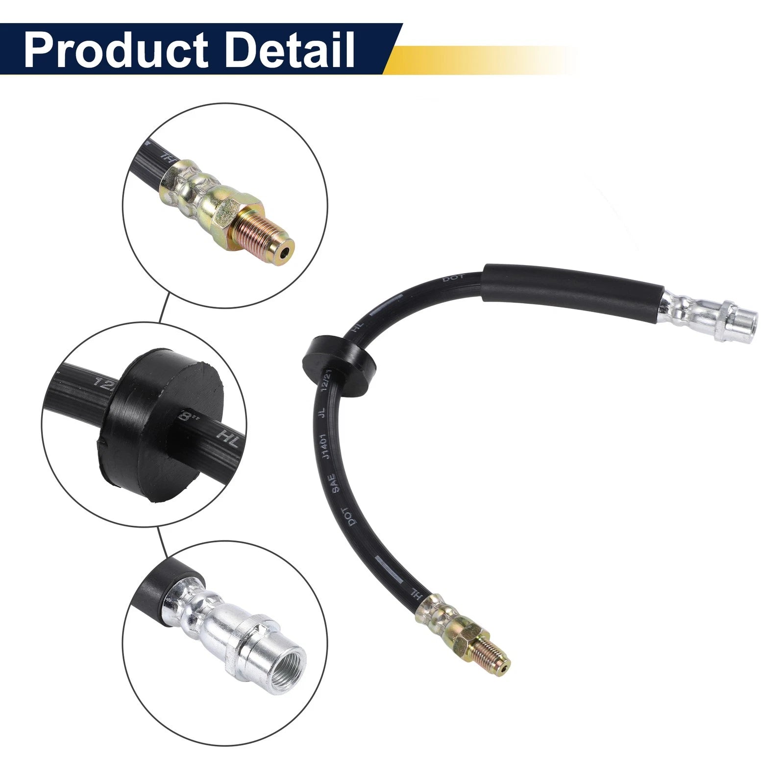 Rear Brake Hose for Audi A6 (2008–2011) 4F0611775