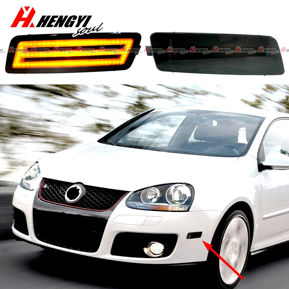 Front Bumper Side Marker Light Turn Signal for Golf Mk5 GTI R32 (2004–2009)