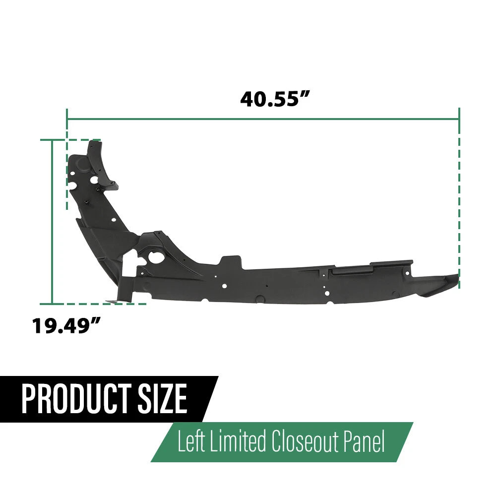 Left Fender Closeout Panel for Jeep Grand Cherokee (2014–2015)
