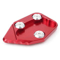 Kickstand Foot Side Stand Extension Pad for Honda CBR1000RR (2008–2016) Red