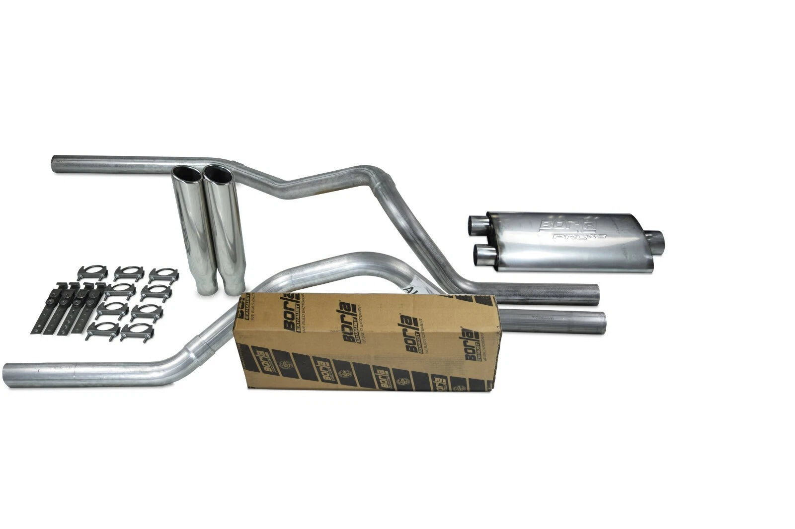 Dual Exhaust Kit for Dodge Ram 1500 (2004–2008) 2.5" Clamp Tip