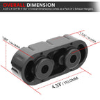 2X Exhaust Tail Pipe Mount Bracket Hanger Insulator for