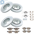 12Pcs Disc Brake Rotors & Pads for BMW F10 528i 528i xDrive (2011–2017)