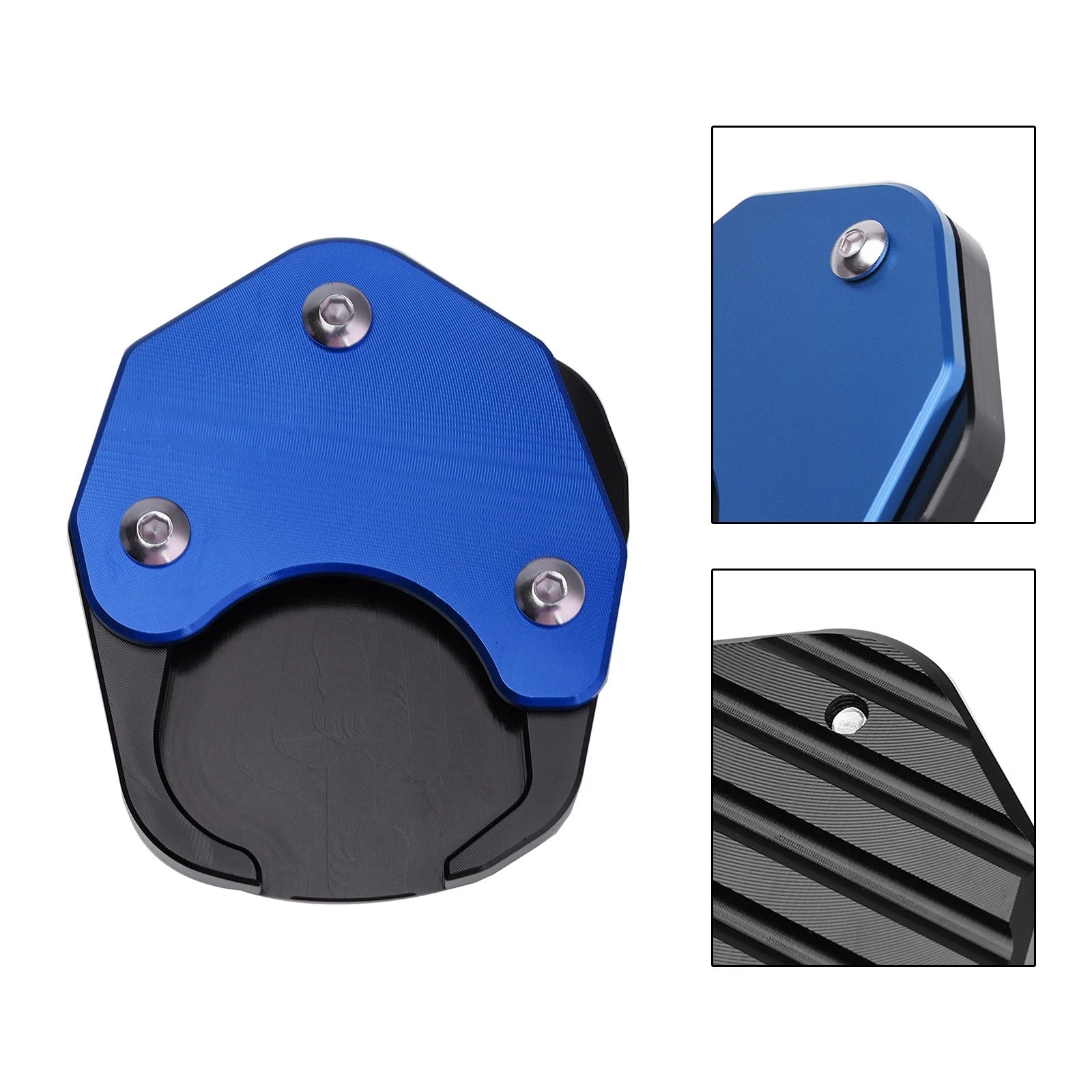 Kickstand Enlarger Plate Pad for Tiger Sport 660 (2022–2025) Blue