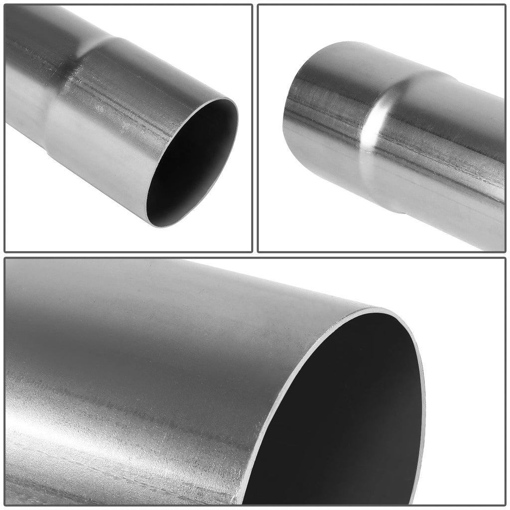 3" OD 180 Degree Mandrel U-Bend Exhaust Pipe for DIY Projects