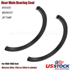 Rear Main Bearing Seal for Ford Mercury 144-170-200 Inline 6 (1960–1983) Rubber