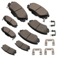 8pcs Ceramic Brake Pads Kit for Chevy Equinox GMC Terrain (2010–2017)