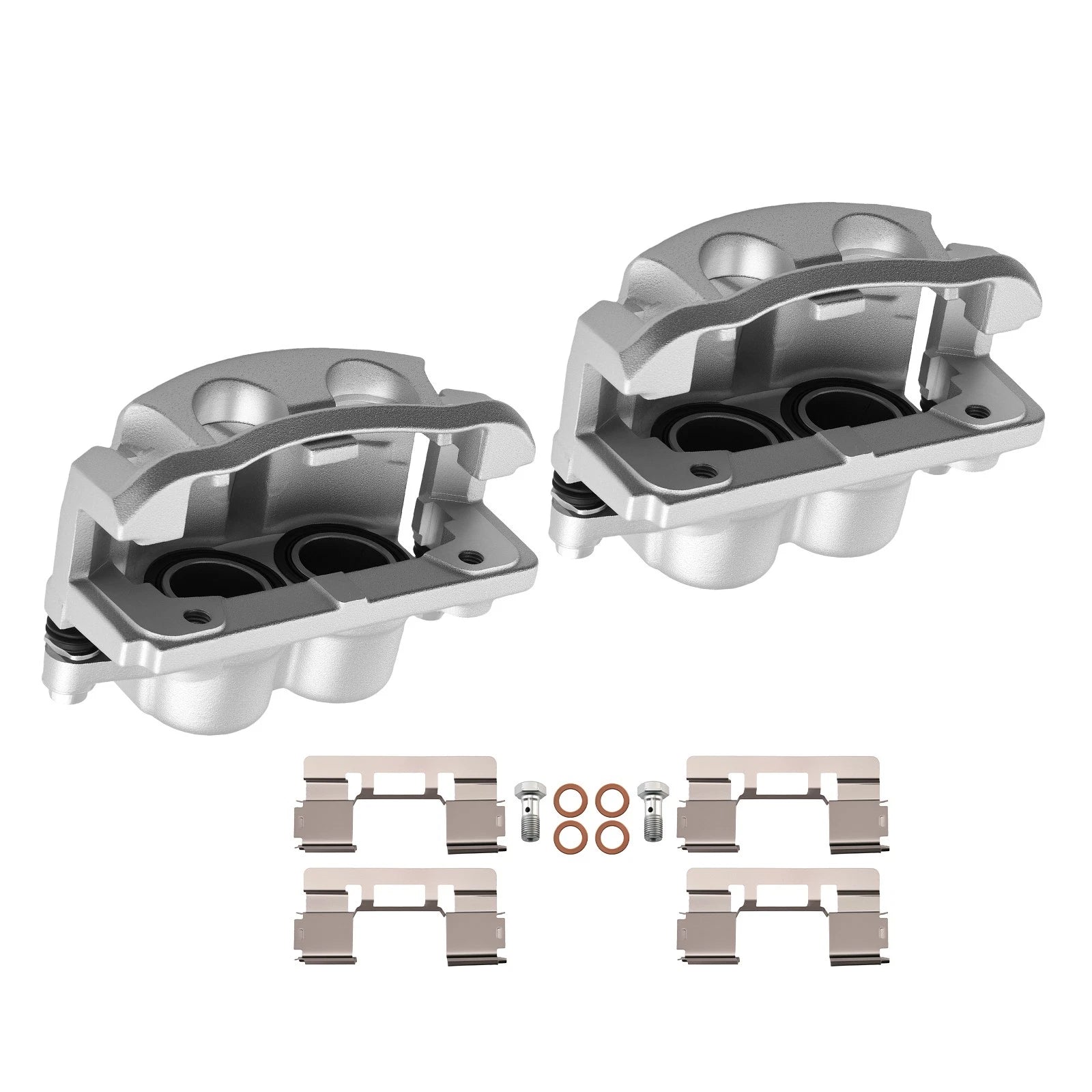 Front Disc Brake Calipers Set for Ford F-150/Lobo (2004–2005) 18B4860 18B4861