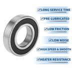 6208DDU Deep Groove Ball Bearing for Scooter Skateboard Wheel (P0)