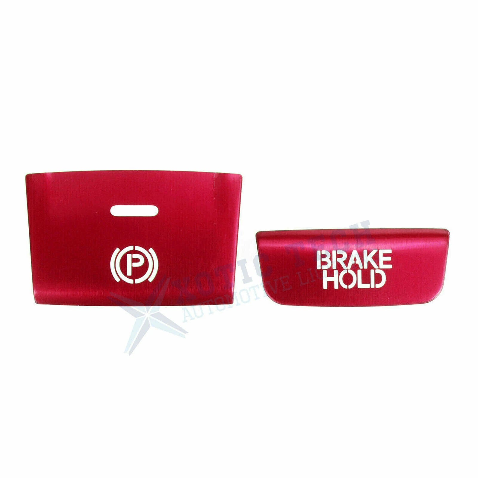 P Gear Brake Hold Frame Trim Red for Honda Accord (2018-2022)