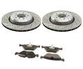 Front Disc Rotors & Textar Pads Brake Kit for BMW E46 M3 (2001–2002)