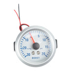 Turbocharger Boost Gauge 12V 52mm for Car Modifications (30-20 PSI) Blue Light
