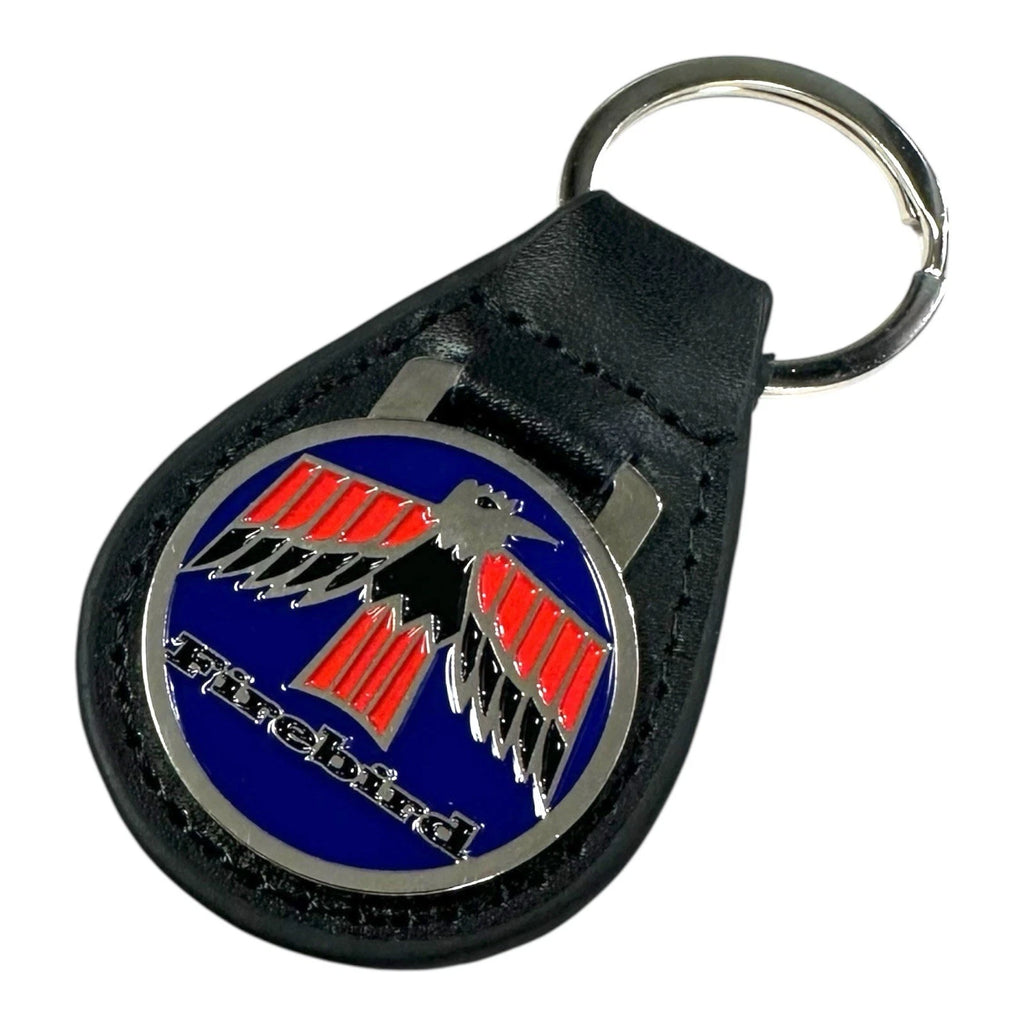 Leather Keychain Ring Fob for Pontiac Firebird Trans Am (1967–1969)