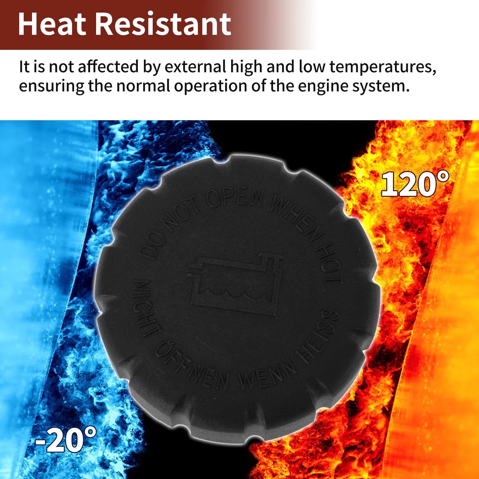 Coolant Cap for Mercedes-Benz A-Class (No. 2105010615/5099248AA/5018215)