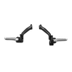 Passenger Footrests Foot Pegs Brackets for Kawasaki Z900 ABS (2017–2025) Black