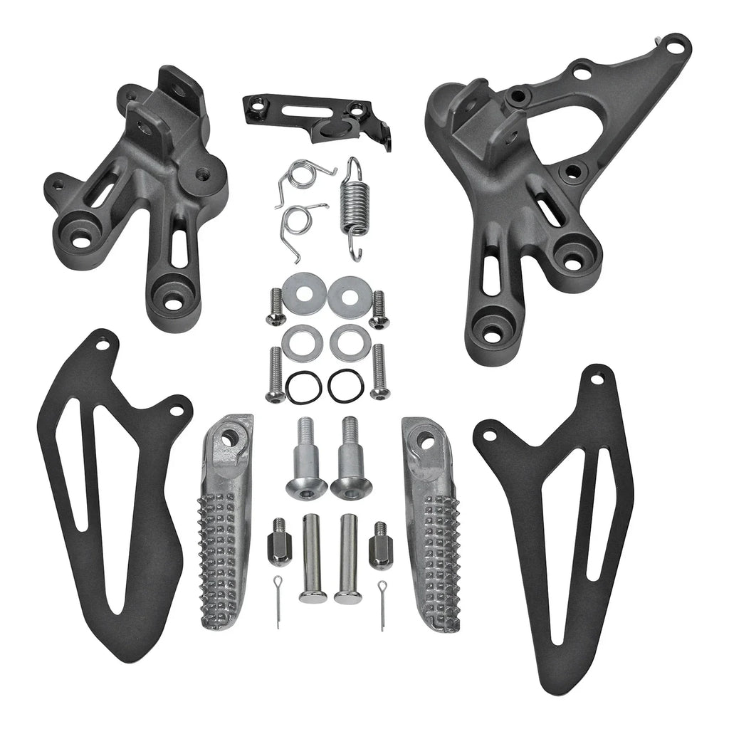 Front Rider Driver Footpegs Bracket Set for Yamaha YZF R7 (2022-2025)