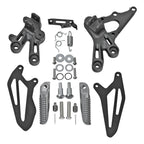 Front Rider Driver Footpegs Bracket Set for Yamaha YZF R7 (2022-2025)