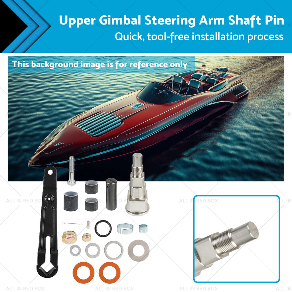 Upper Gimbal Steering Arm Shaft Pin for Mercruiser (866322A01, 98262A1)