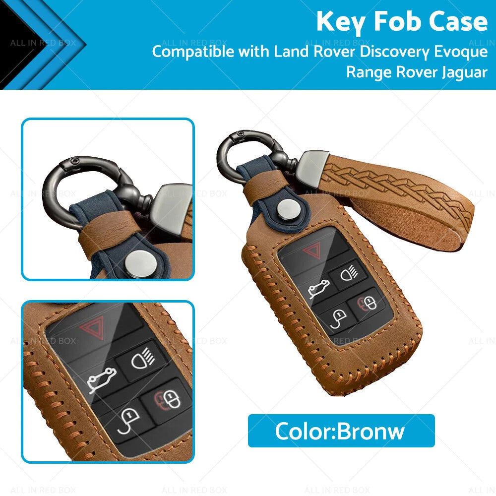 Remote Key Fob Case for Land Rover Discovery, Evoque, Range Rover, Jaguar