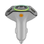 Portable Car Charger with FM Transmitter and Romantic Lighting for Night Drives