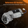 Starter Motor for John Deere Yanmar 4TNV88 (2005–2009) Komatsu 4D88E (2002–2008)