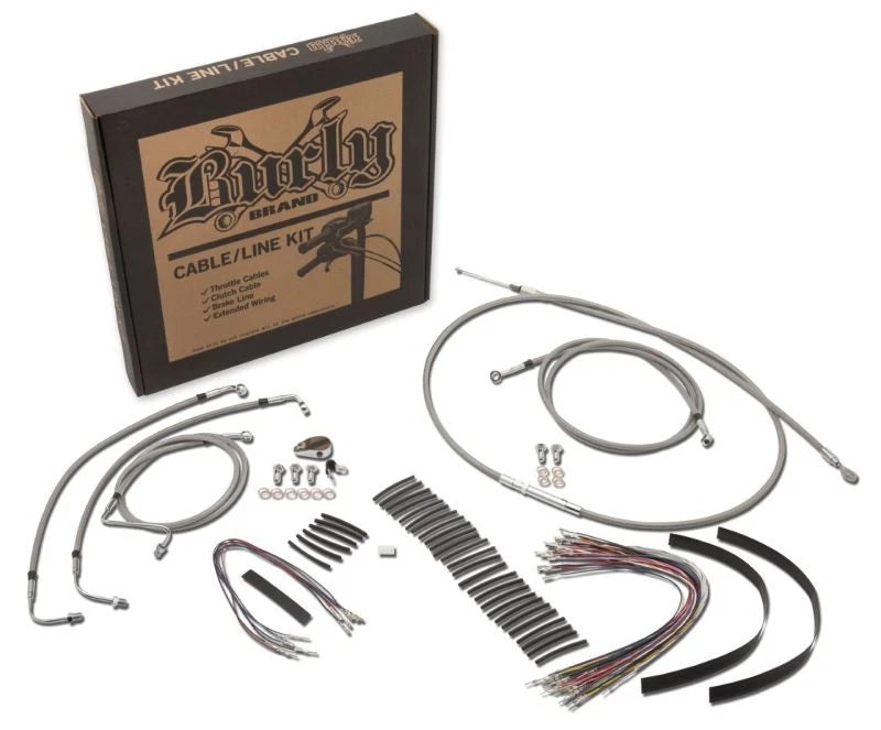 Control Cable and Brake Line Kit for Harley Davidson FLHT (2000–2004)