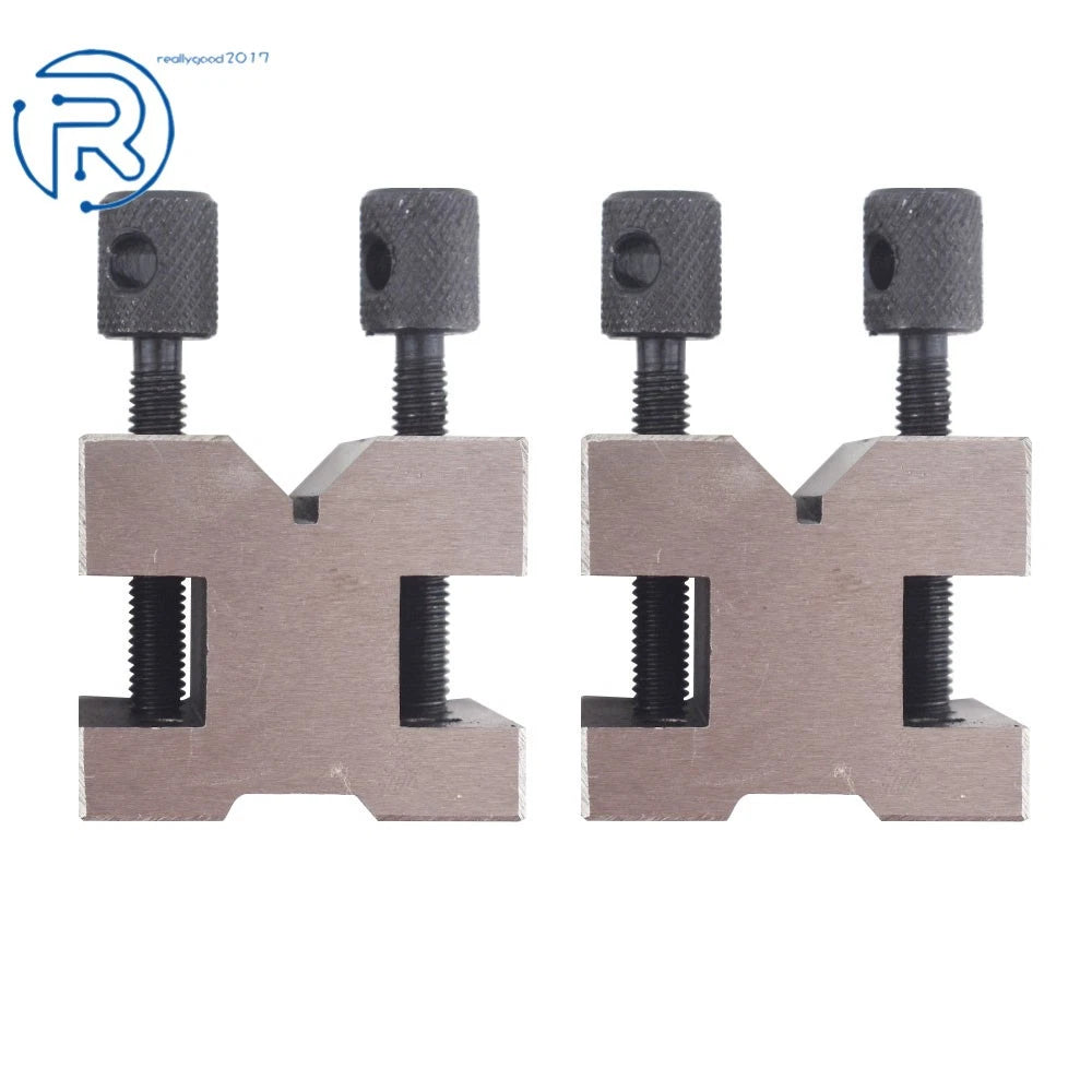 V Block & Clamp Set for Precision Machining (19/32" Accuracy)