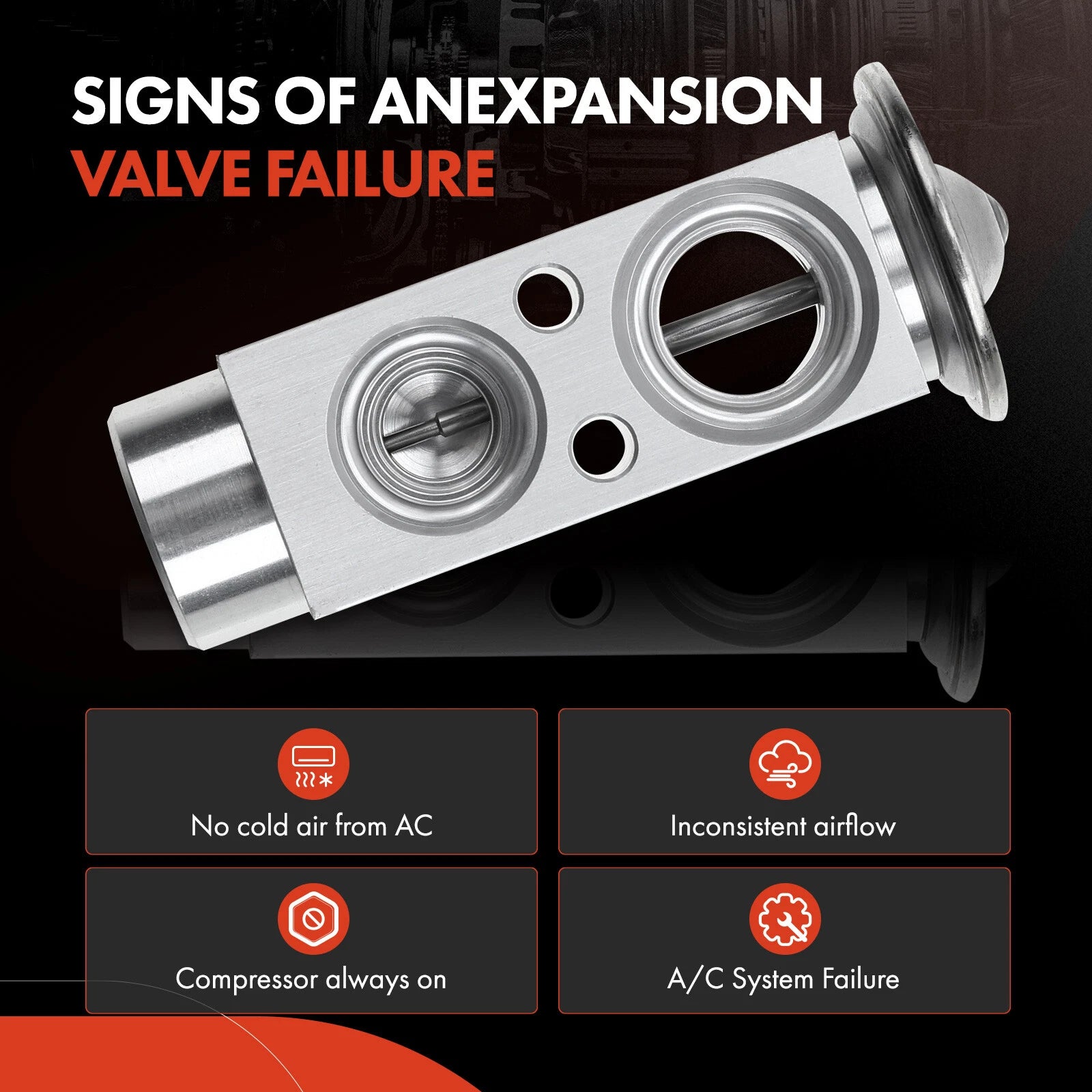 A/C Expansion Valve for BMW 323Ci 325i 328i 330Ci M3 X1 X3 Mini Cooper (2000–2013)